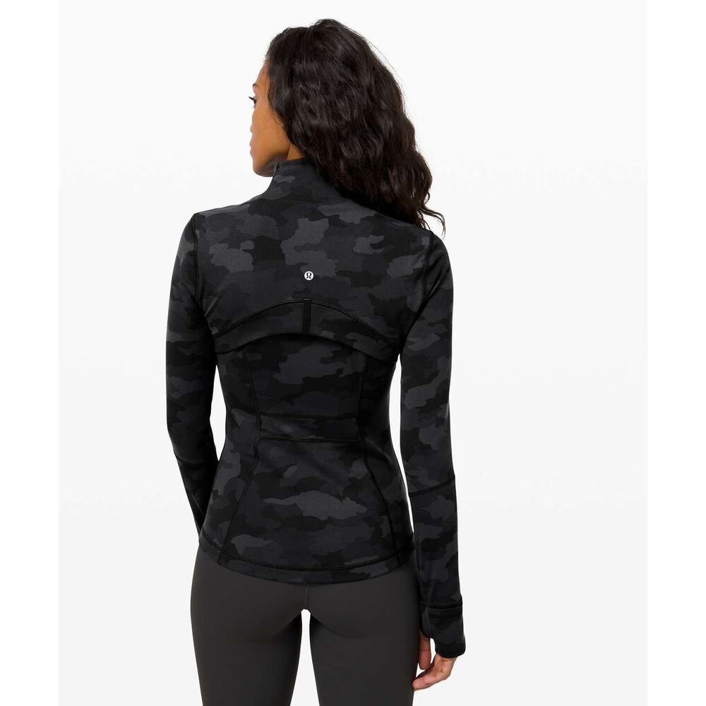 Lululemon Define Jacket Heritage 365 Camo Deep Coal Multi Size 10 W4AWFS *EUC - Picture 3 of 12
